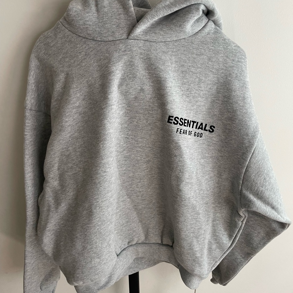Essentials Fear of God Gray Hoodie